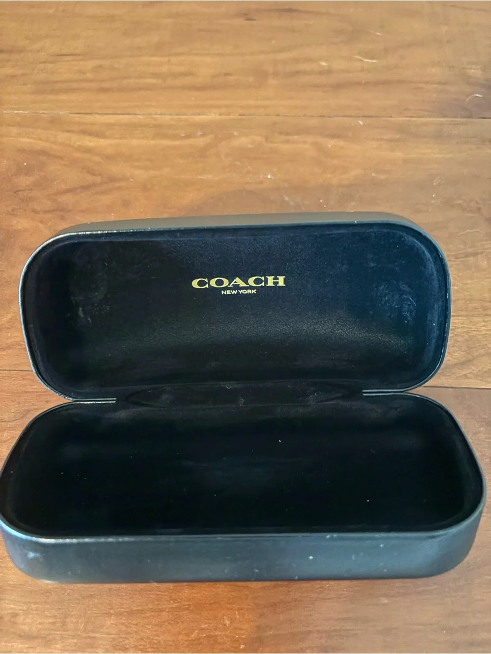 Coach New York Black Hard Shell Eyeglass Sunglasses Case